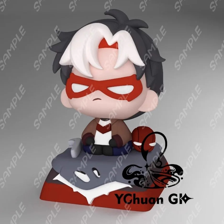 CSK Point Keycap Cute Anime 3D Resin Artisan Key Cap Custom Original Handmade 1 Pc Mechanical Keyboard KeyCap Gamer Accessories