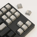 Aluminum Alloy Keycaps Metal Mechanical Keyboard Key Caps Lightweight Non Fading Engraved Shaft Body Keyboards Accessories