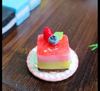 Original Cute Cake Keycap Kawaii Clay Keyboard Caps Custom Handmade Game Artistic Keycaps for Mechanical Keyboard Gift MX Switch