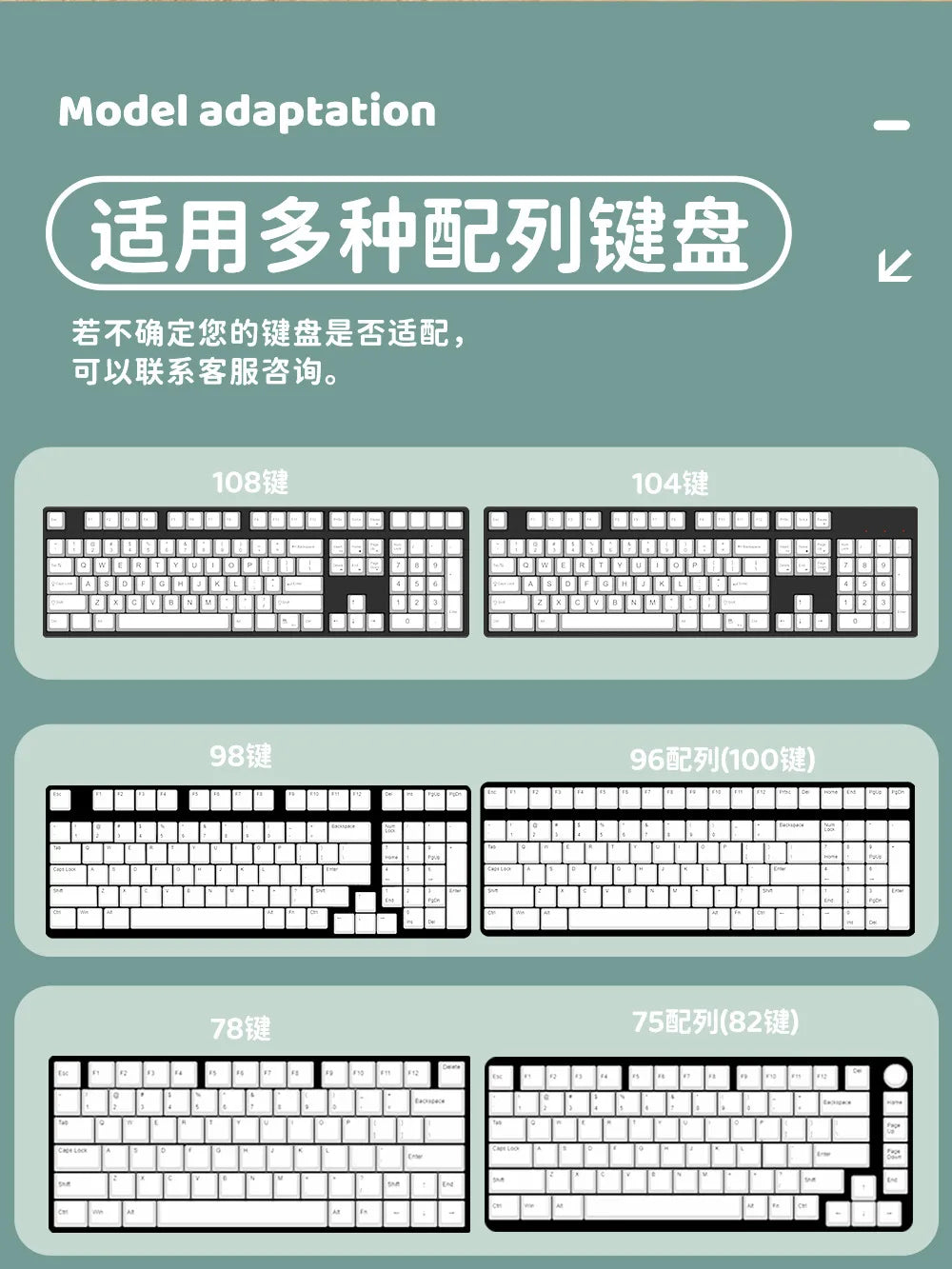 Spanish English Keycap Russian French Portuguese Korean German Japanese Keycap Cherry Height Cherry MX Switch Mechanical FD2 ISO