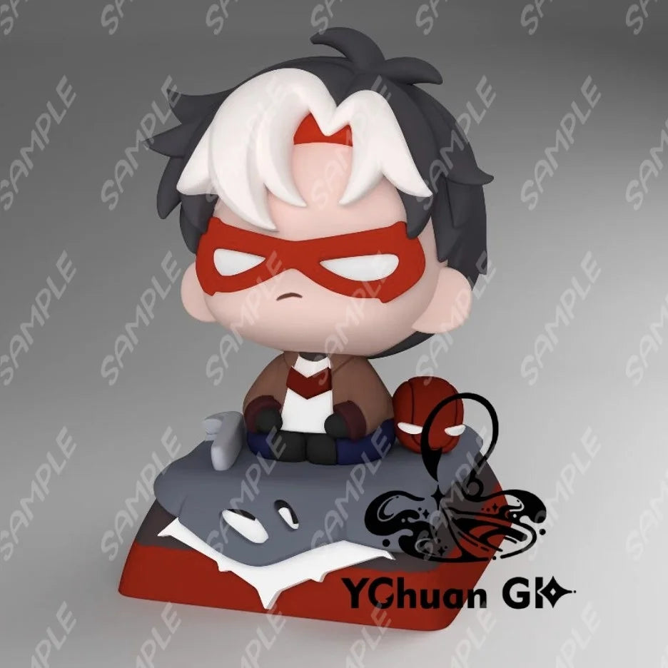 CSK Point Keycap Cute Anime 3D Resin Artisan Key Cap Custom Original Handmade 1 Pc Mechanical Keyboard KeyCap Gamer Accessories
