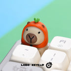Lobo Capybara Keycaps Creative Resin Keycaps For Mechanical Keyboard Cute Cartoon Keyboard Decoration Customized Keycaps Gifts
