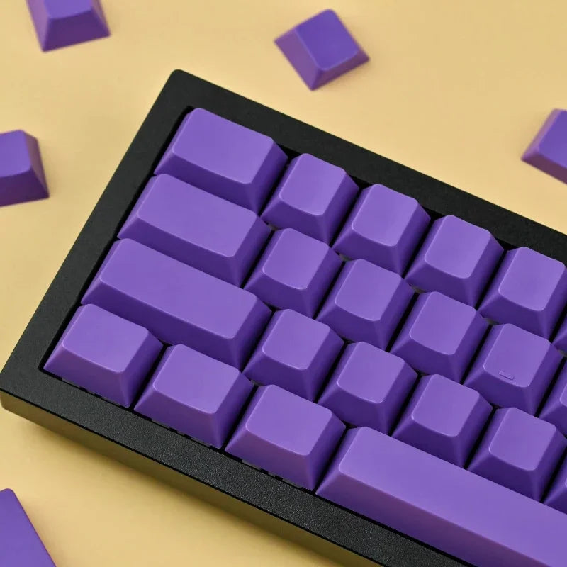 Keyreative ABS KeyCaps Set Multi-Color 130 Keys Custom Cherry Profile DIY Colorful Fit 60%-108% Mechanical Keyboard Accessories